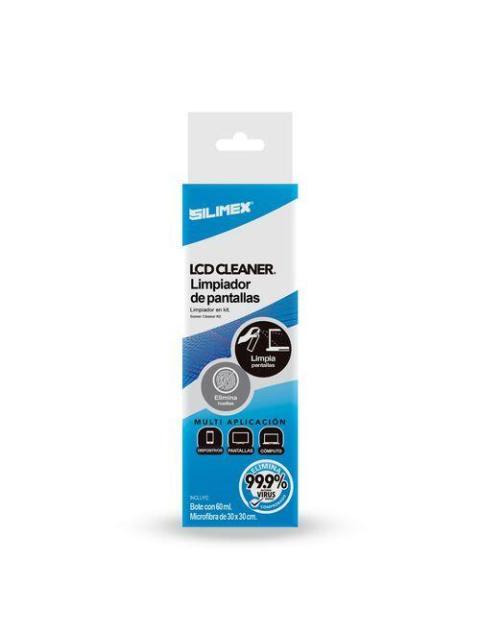 LIMPIADOR EN ATOMIZADOR SILIMEX 60ML PARA PANTALLAS 750300219666
