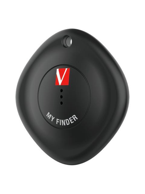 LOCALIZADOR BLUETOOTH MY FINDER VERBATIM 32130 1 PIEZA COLOR NEGRO SONIDO DE AVISO RESISTENTE AL AGUA Y POLVO.
