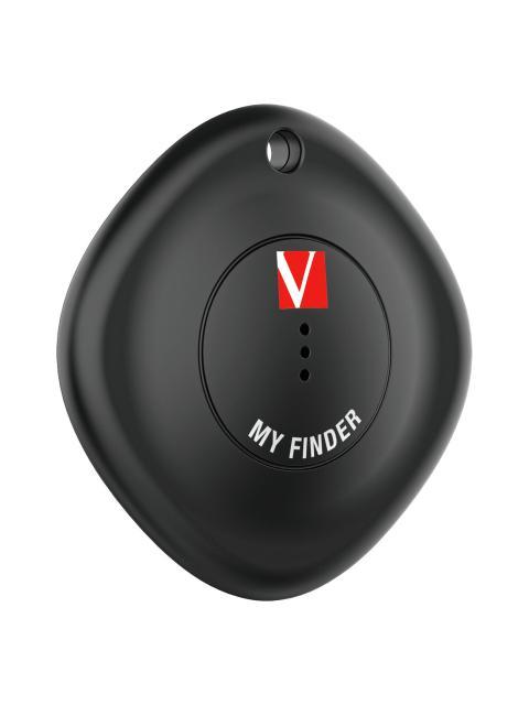 LOCALIZADOR BLUETOOTH MY FINDER VERBATIM 32130 1 PIEZA COLOR NEGRO SONIDO DE AVISO RESISTENTE AL AGUA Y POLVO.