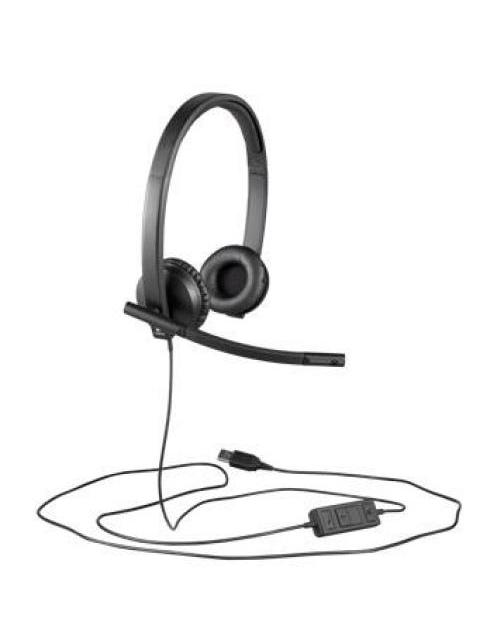DIADEMA LOGITECH H570 STEREO MICROFONO SUPRAURAL USB CISCO 981-000574
