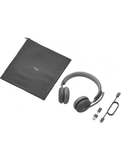 LOGITECH AUDIFONOS CON MICROFONO ZONE WIRELESS 2 BLUETOOTH INALAMBRICO USB GRAFITO