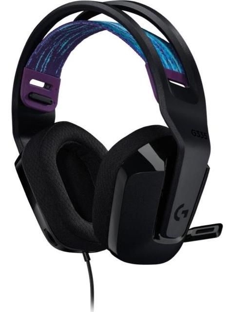 LOGITECH AUDIFONOS GAMER G335 PARA PC-XBOX-PS4-NINTENDO SWITCH ALAMBRICO 3.5MM NEGRO
