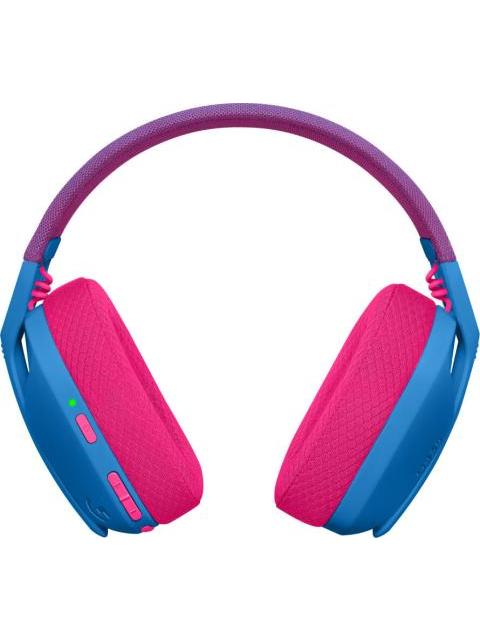 LOGITECH AUDIFONOS GAMER G435 PARA PC-PS4-PS5 INALAMBRICO USB-A AZUL-ROSA
