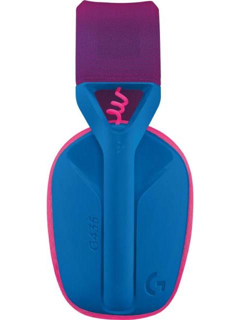 LOGITECH AUDIFONOS GAMER G435 PARA PC-PS4-PS5 INALAMBRICO USB-A AZUL-ROSA