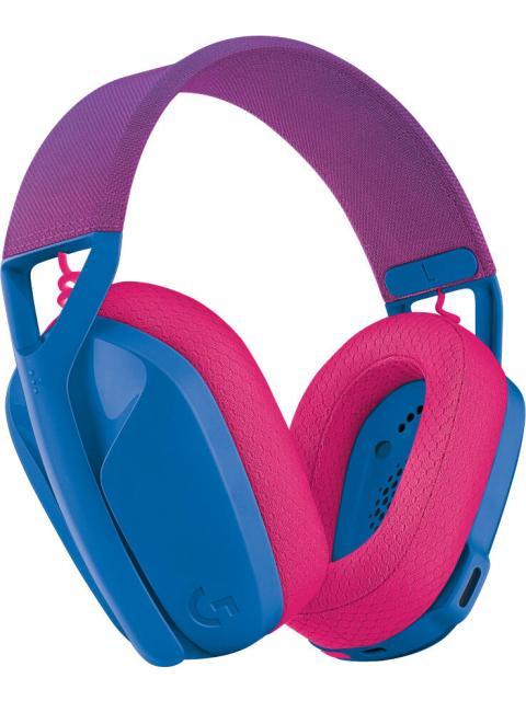 LOGITECH AUDIFONOS GAMER G435 PARA PC-PS4-PS5 INALAMBRICO USB-A AZUL-ROSA