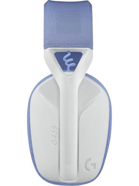 LOGITECH AUDIFONOS GAMER G435 PARA PC-PS4-PS5 INALAMBRICO USB-A BLANCO-LILA