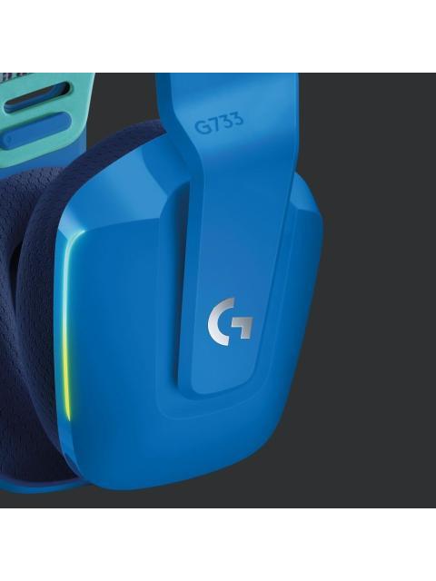 LOGITECH AUDIFONOS GAMER G733 7.1 PARA PS4-PC INALAMBRICO USB AZUL
