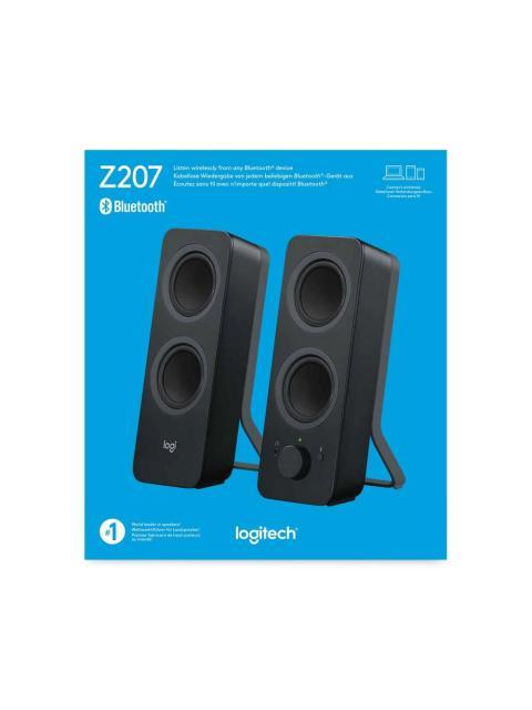 LOGITECH BOCINAS PARA COMPUTADORA Z207 BLUETOOTH INALAMBRICO 2.0 5W RMS NEGRO