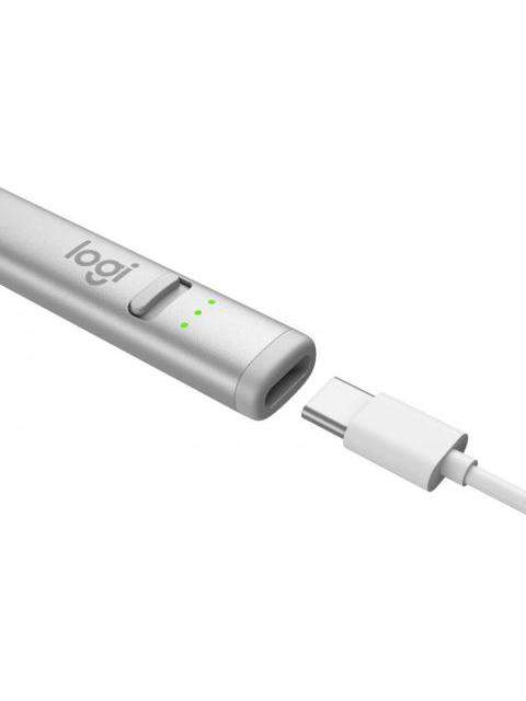 LOGITECH CRAYON LAPIZ DIGITAL PARA IPAD PLATA
