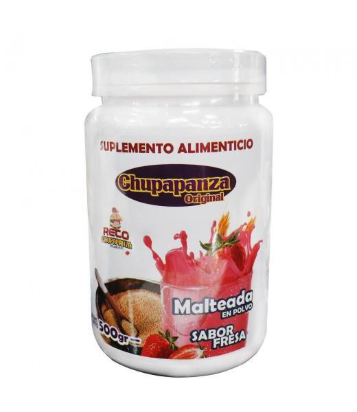 MALTEADA CHUPAPANZA SABOR FRESA 500GR MIEL SALUD Y VIDA