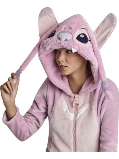 MAMELUCO CAPUCHA ROSA DISNEY