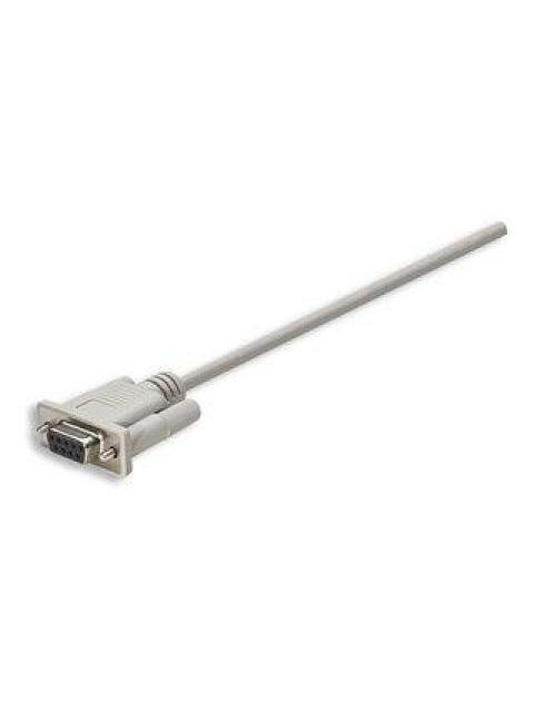 MANHATAN CABLE DB9 MACHO - DB9 HEMBRA 3 METROS NEGRO