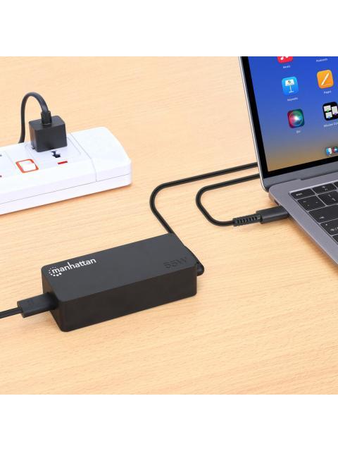 MANHATTAN ADAPTADOR DE CORRIENTE PARA LAPTOP 65W