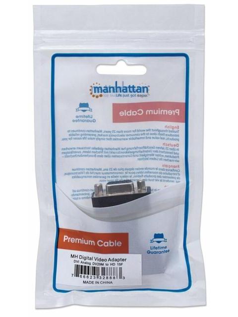 MANHATTAN ADAPTADOR DVI-A&D- HD15H
