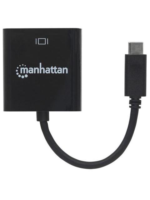 MANHATTAN ADAPTADOR USB-C 3.1 MACHO - HDMI HEMBRA NEGRO