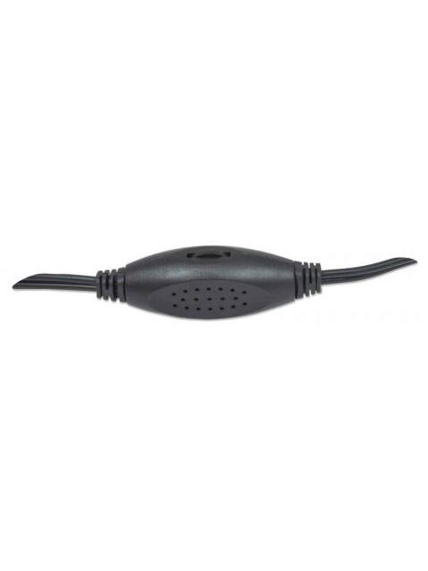 MANHATTAN BOCINAS PARA COMPUTADORA SERIE 2600 USB CUBO ALAMBRICO 3W RMS NEGRO