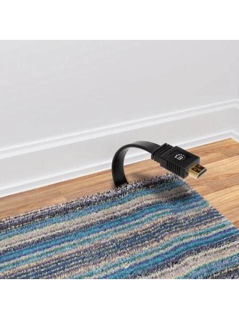 MANHATTAN CABLE HDMI DE ALTA VELOCIDAD HDMI 2.0 MACHO - HDMI 2.0 MACHO 4K 60HZ 10 METROS NEGRO