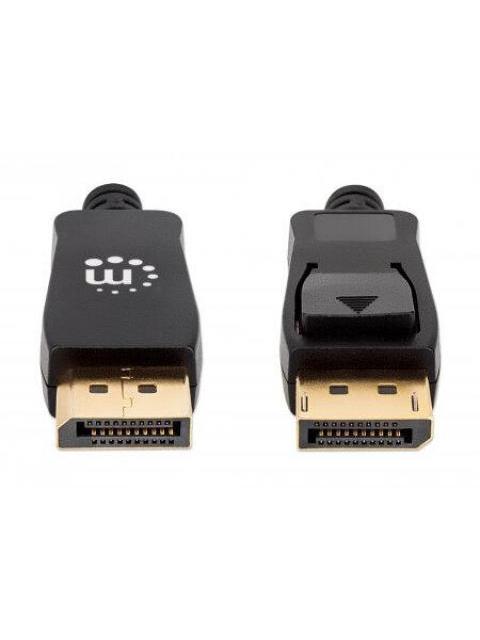 MANHATTAN CABLE 353625 DISPLAYPORT 1.4 MACHO - DISPLAYPORT 1.4 MACHO 8K 60HZ 3 METROS NEGRO
