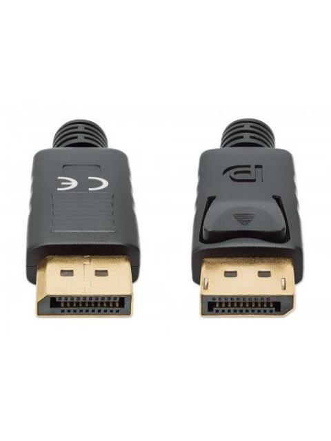 MANHATTAN CABLE 355582 DISPLAYPORT MACHO - DISPLAYPORT 1.4 MACHO 3 METROS NEGRO
