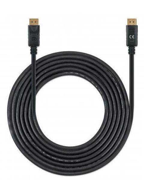 MANHATTAN CABLE 355582 DISPLAYPORT MACHO - DISPLAYPORT 1.4 MACHO 3 METROS NEGRO