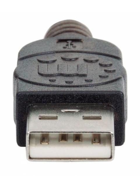 MANHATTAN CABLE DE EXTENSION ACTIVA USB DE ALTA VELOCIDAD ENCADENABLE USB A MACHO - HEMBRA 20 METROS NEGRO