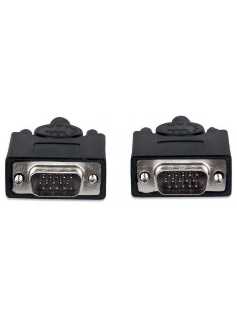 MANHATTAN CABLE DE VIDEO PARA MONITOR SVGA 8MM VGA (D-SUB) MACHO - VGA (D-SUB) MACHO 7.5 METROS NEGRO