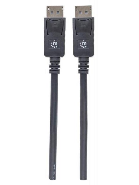 MANHATTAN CABLE DISPLAYPORT 1.1 MACHO - DISPLAYPORT MACHO 1080P 2 METROS NEGRO