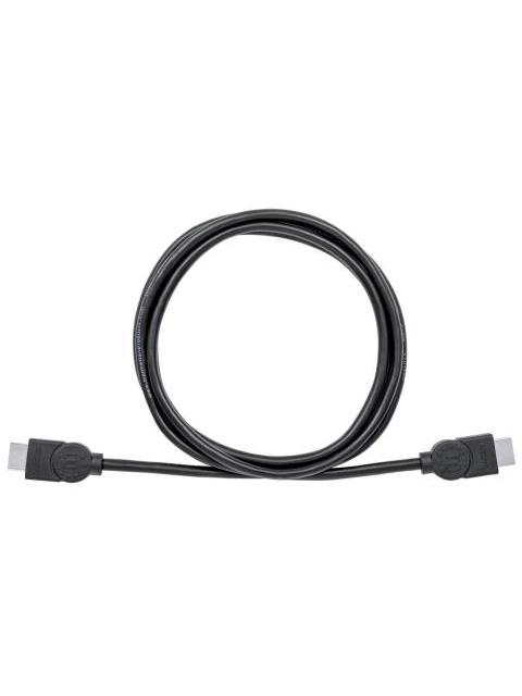 MANHATTAN CABLE HDMI DE ALTA VELOCIDAD CON CANAL ETHERNET HDMI MACHO - HDMI MACHO 4K 30HZ 2 METROS NEGRO