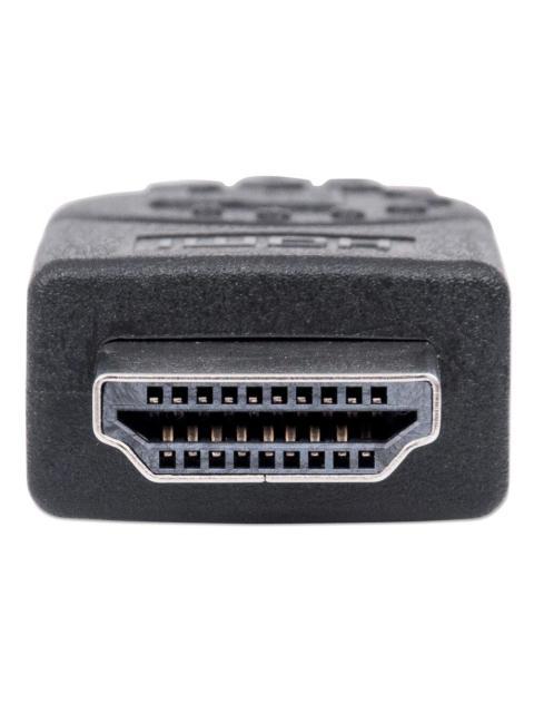 MANHATTAN CABLE HDMI DE ALTA VELOCIDAD CON CANAL ETHERNET HDMI MACHO - HDMI MACHO 4K 30HZ 5 METROS NEGRO