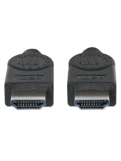 MANHATTAN CABLE HDMI DE ALTA VELOCIDAD CON CANAL ETHERNET HDMI MACHO - HMDI MACHO 4K 30HZ 15 METROS NEGRO