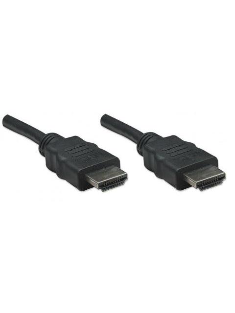 MANHATTAN CABLE HDMI DE ALTA VELOCIDAD HDMI MACHO - HDMI MACHO 1080P 3D 7.5 METROS NEGRO