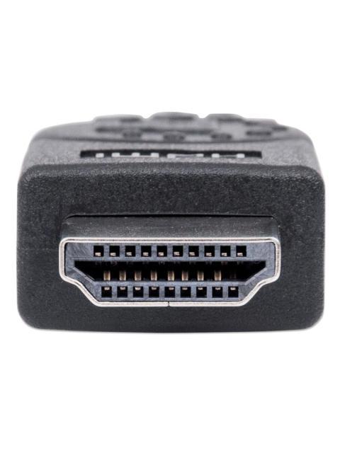 MANHATTAN CABLE HDMI DE ALTA VELOCIDAD HDMI MACHO - HDMI MACHO 4K 30HZ 3D 1.8 METROS NEGRO