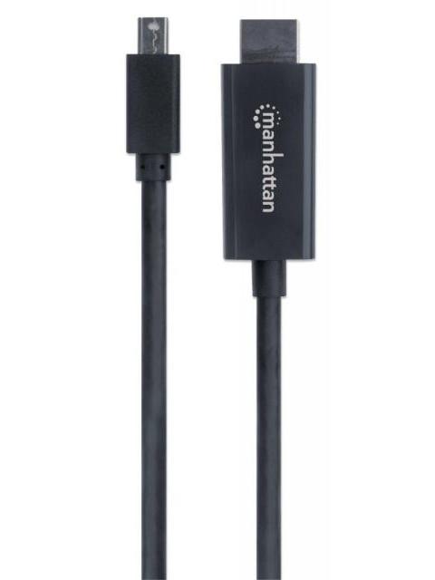 MANHATTAN CABLE MINI DISPLAYPORT 1.1 MACHO - HDMI MACHO 1080P 60HZ 1.8 METROS NEGRO