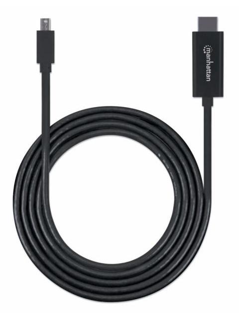 MANHATTAN CABLE MINI DISPLAYPORT 1.1 MACHO - HDMI MACHO 1080P 60HZ 1.8 METROS NEGRO