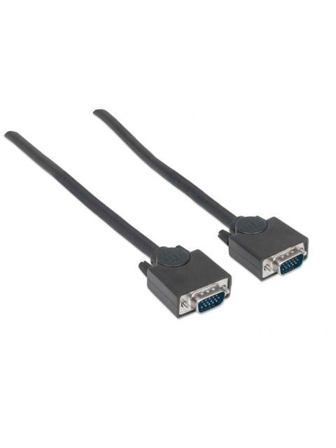 MANHATTAN CABLE PARA MONITOR SVGA 8MM VGA (D-SUB) MACHO - VGA (D-SUB) MACHO 1.8 METROS
