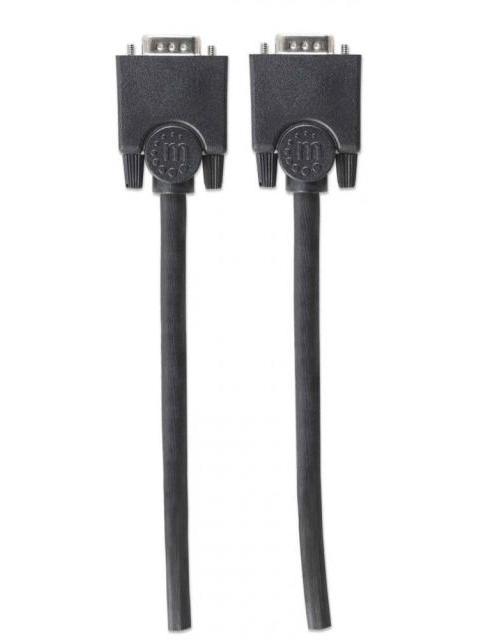 MANHATTAN CABLE PARA MONITOR SVGA 8MM VGA (D-SUB) MACHO - VGA (D-SUB) MACHO 1.8 METROS