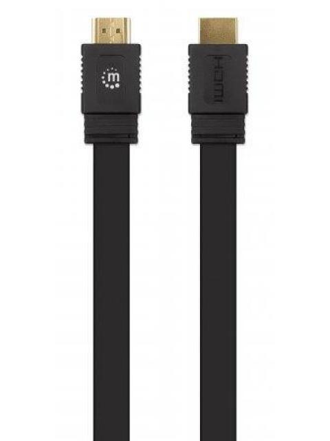 MANHATTAN CABLE HDMI DE ALTA VELOCIDAD HDMI 2.0 MACHO - HDMI 2.0 MACHO 4K 60HZ 1 METRO NEGRO