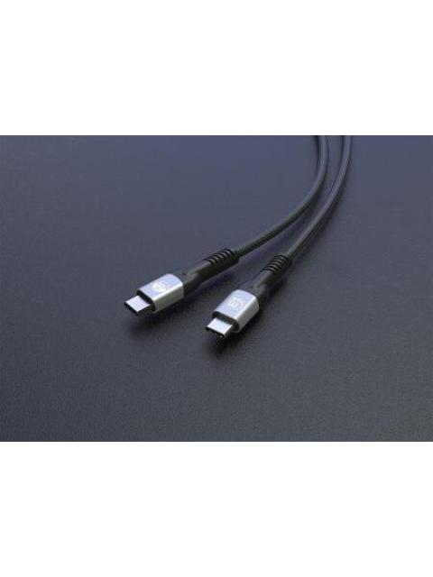 MANHATTAN CABLE THUNDERBOLT 4 USB-C 3.0 MACHO - USB-C 3.0 MACHO 1 METRO NEGRO