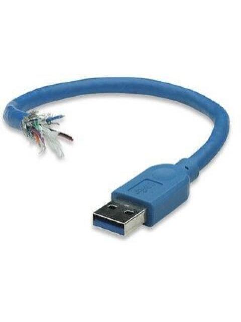 MANHATTAN CABLE USB 3.2 A MACHO - USB A HEMBRA 3 METROS AZUL