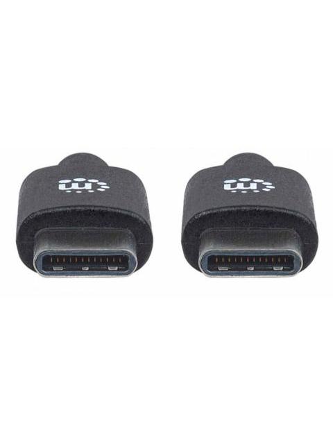 MANHATTAN CABLE USB-C MACHO - USB-C MACHO 1 METRO
