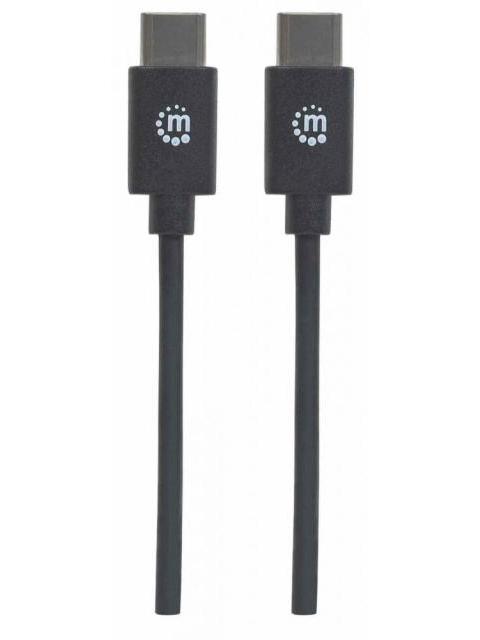 MANHATTAN CABLE USB-C MACHO - USB-C MACHO 1 METRO