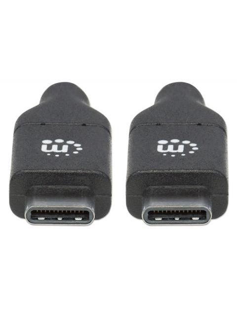 MANHATTAN CABLE USB-C MACHO - USB-C MACHO 2 METROS