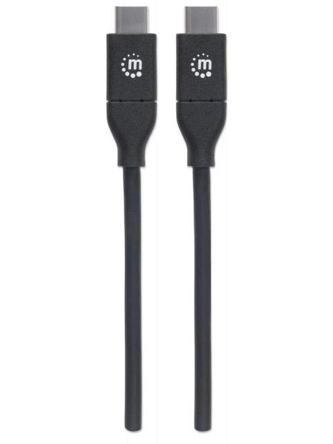 MANHATTAN CABLE USB-C MACHO - USB-C MACHO 2 METROS
