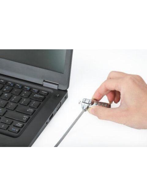 MANHATTAN CANDADO DE COMBINACION PARA LAPTOP 2 METROS PLATA