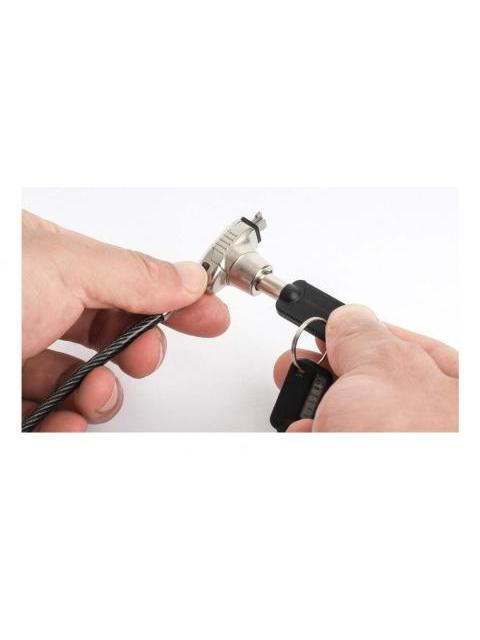 MANHATTAN CANDADO DE LLAVE PARA LAPTOP 440509 1.5 METROS NEGRO