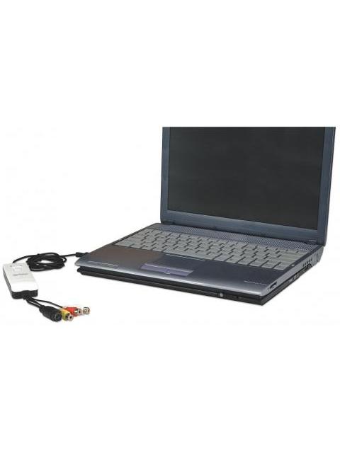 MANHATTAN CAPTURADORA DE VIDEO USB 2.0 720 X 576 PIXELES RCA