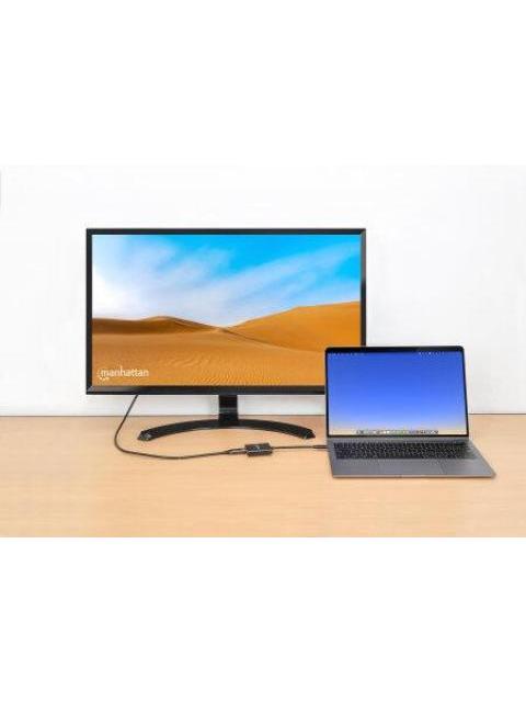 MANHATTAN DOCKING STATION 130622 USB C 1X USB C 1X USB 3.0 1X HDMI NEGRO