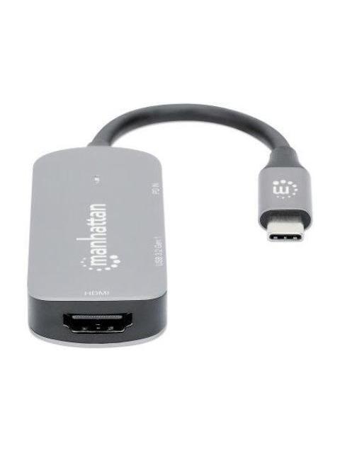 MANHATTAN DOCKING STATION 130707 USB C 1X USB 1X USB C 1X HDMI GRIS