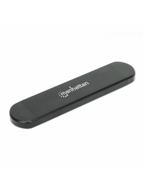 MANHATTAN GABINETE DE SSD M.2 USB-A-USB-C NEGRO