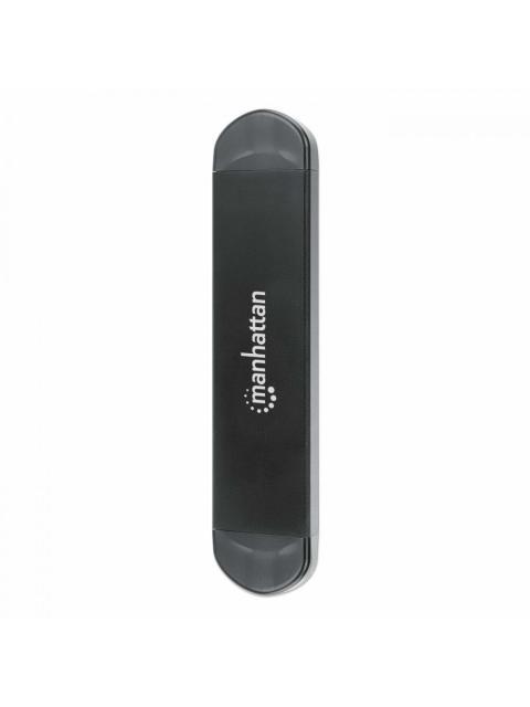 MANHATTAN GABINETE DE SSD M.2 USB-A-USB-C NEGRO